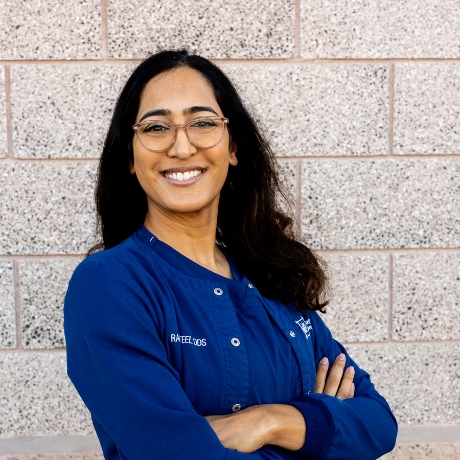 Rachna S. Casteel, DDS in Scrubs